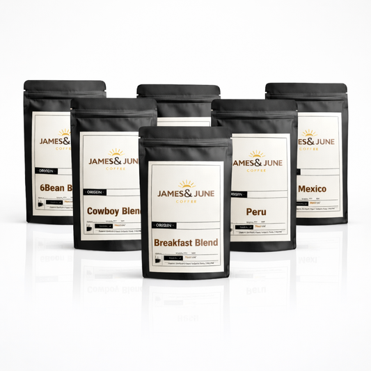 Best Sellers Sample Pack: 6Bean, Cowboy, Breakfast, Peru, Mexico, Bali