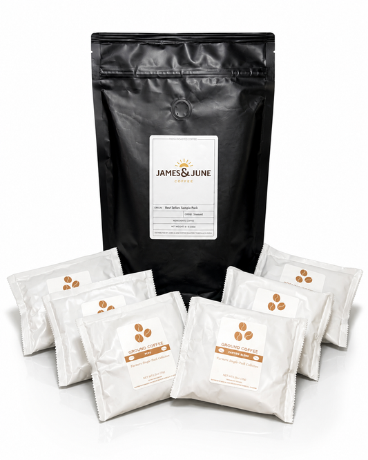 Best Sellers Sample Pack: 6Bean, Cowboy, Breakfast, Peru, Mexico, Bali